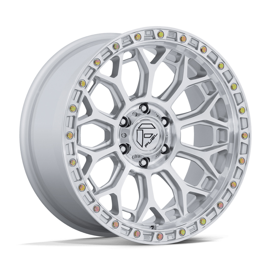 Fuel Offroad Wheels Talon FC901 Gloss Silver with Machined Face 20x9 20mm Offset 5x127 (5x5)