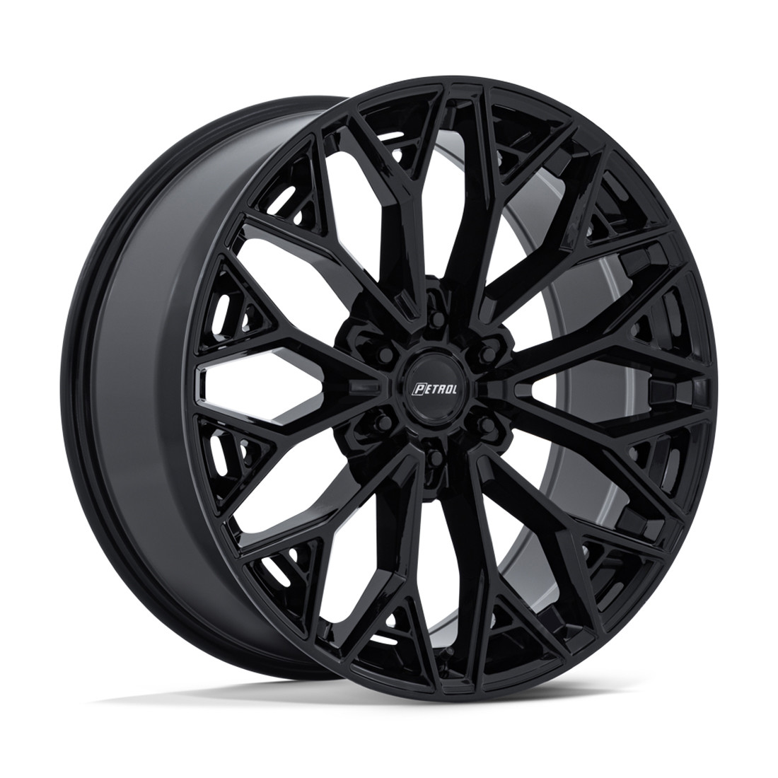 Petrol Wheels P5E PE006 Gloss Black 22x9.5 25mm Offset 6x139.7 (6x5.5)