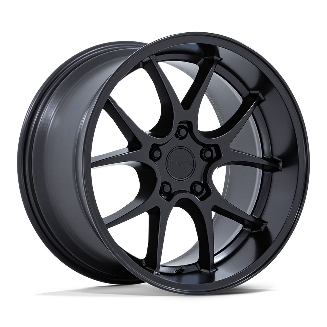 Rotiform Wheels LTN-J RC207 Matte Black 18x8.5 35mm Offset 5x120