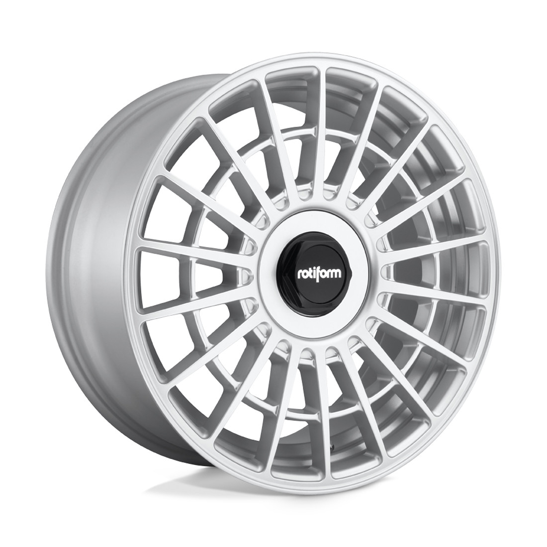 Rotiform Wheels LAS-R R143 Gloss Silver 17x8 40mm Offset 4x114.3 (4x4.5)
