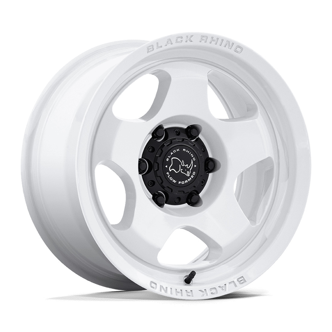 Black Rhino Wheels Sol BR031 Gloss White 17x8.5 0mm Offset 6x139.7 (6x5.5)