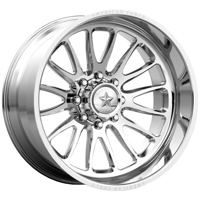 American Force Forged Wheels Nemesis SFCC CKH10 Polished 22x12 -55mm Offset 8x170