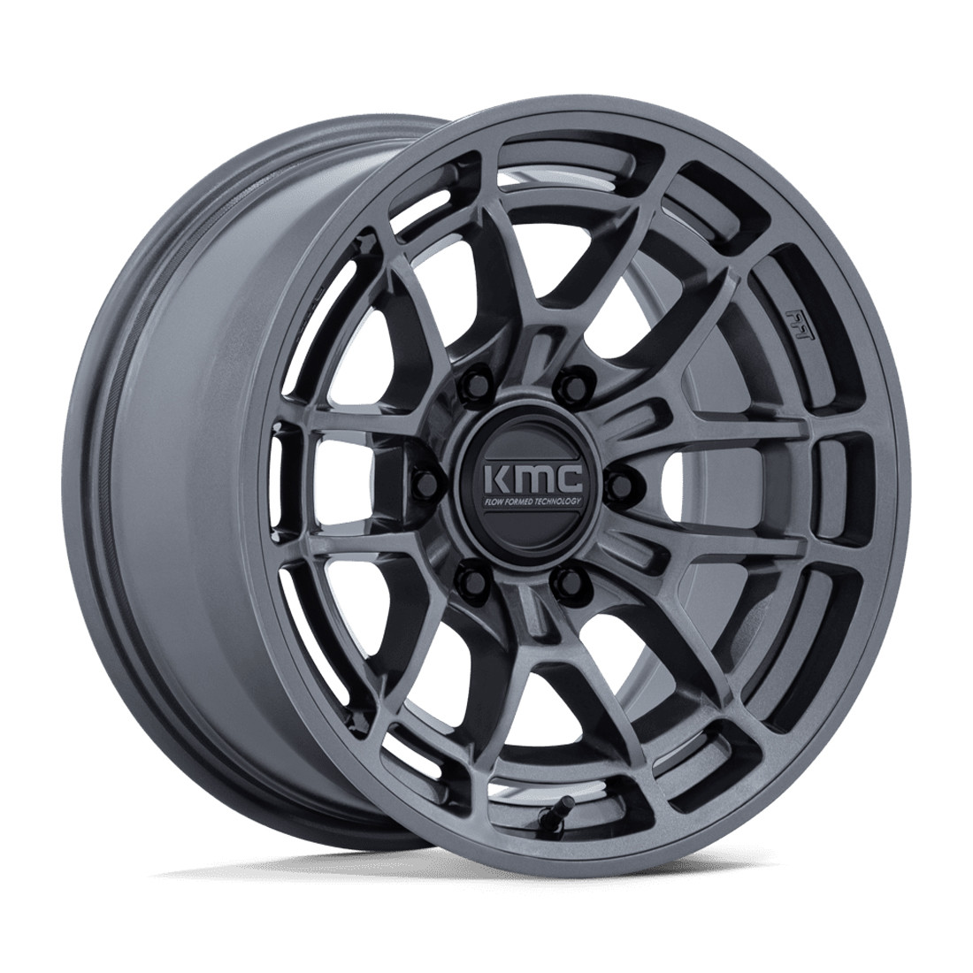 KMC Wheels Archer KM732 Gloss Anthracite 17x8.5 0mm Offset 6x139.7 (6x5.5)