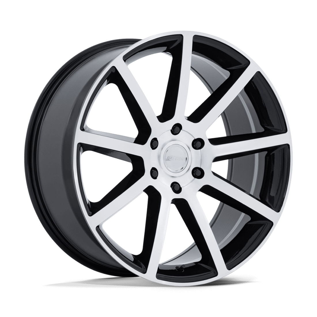 Petrol Wheels P6E PE007 Gloss Black with Machined Face 22x9.5 25mm Offset 6x139.7 (6x5.5)