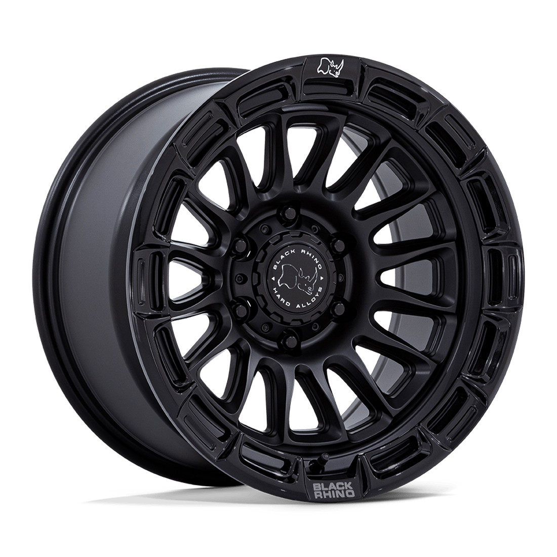 Black Rhino Wheels Rival BR025 Matte Black with Gloss Black Lip 20x9 1mm Offset 5x127 (5x5)