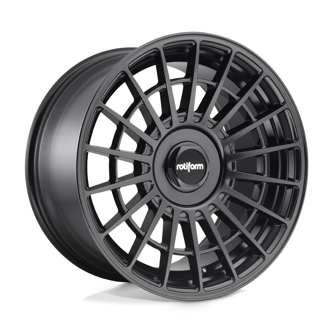 Rotiform Wheels LAS-R R142 Matte Black 17x8 30mm Offset 5x100,5x114.3 (5x4.5)