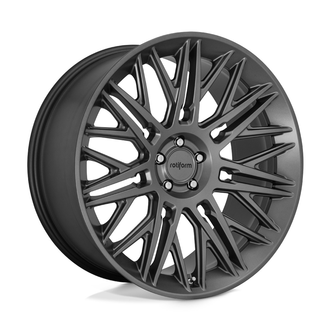 Rotiform Wheels JDR R163 Matte Anthracite 22x10 30mm Offset 6x135