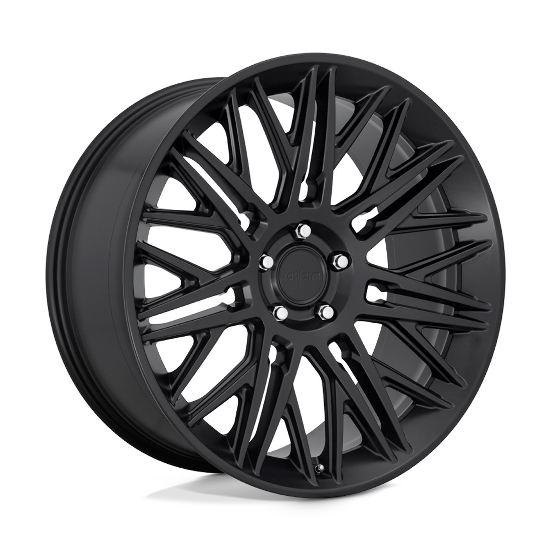 Rotiform Wheels JDR R164 Matte Black 22x10 30mm Offset 6x135