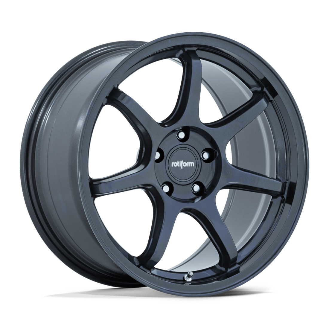 Rotiform Wheels BPU RC208 Gloss Blue Gray 18x8.5 45mm Offset 5x114.3 (5x4.5)