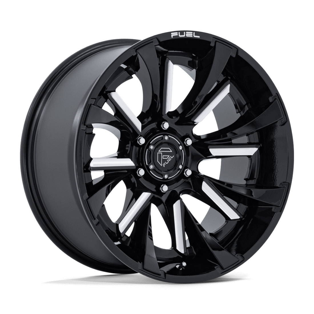Fuel Offroad Wheels Tantrum FC895 Gloss Black Milled 20x9 20mm Offset 8x165.1 (8x6.5)