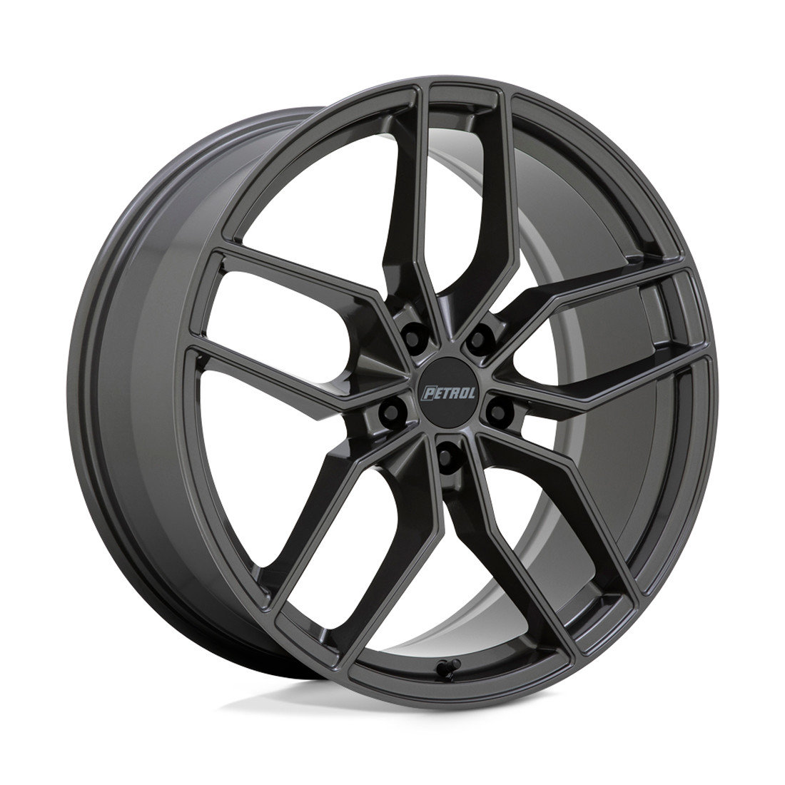 Petrol Wheels P5C Gloss Gunmetal 17x8 35mm Offset 5x120