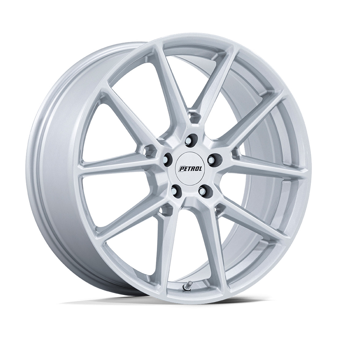 Petrol Wheels P1E PE002 Gloss Silver 17x8 40mm Offset 5x108