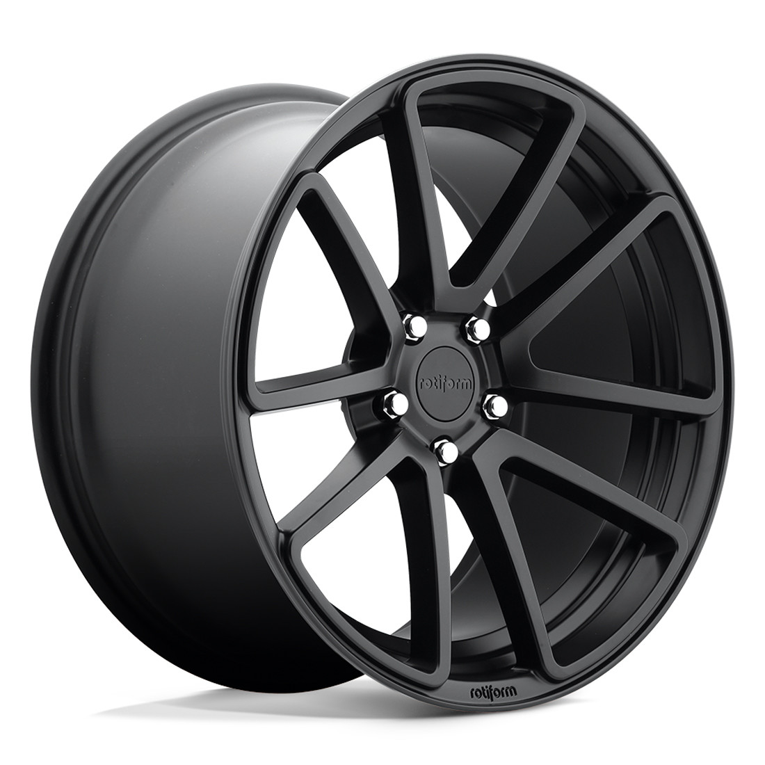 Rotiform Wheels SPF R122 Matte Black 18x8.5 45mm Offset 5x112