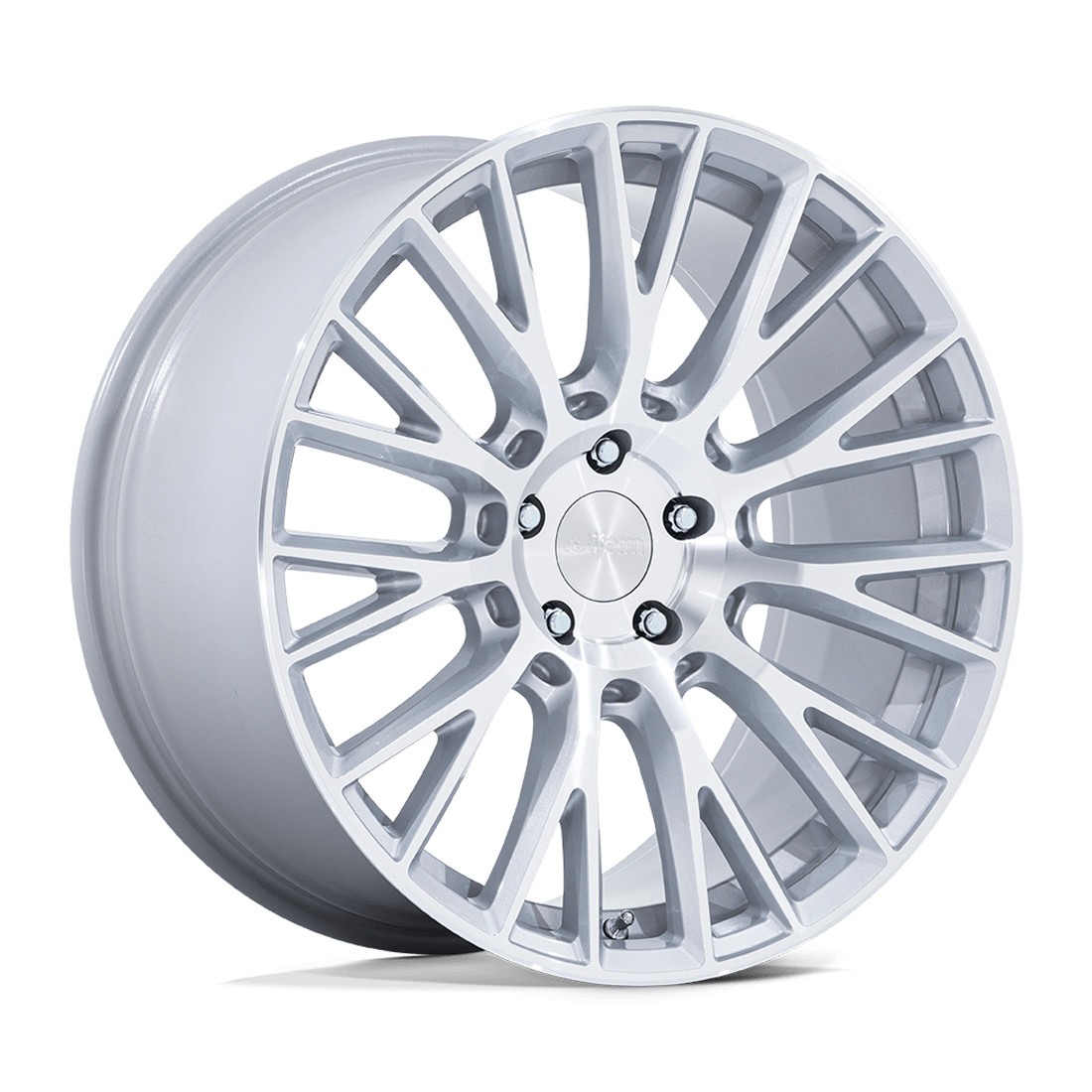 Rotiform Wheels LSE RC201 Gloss Silver with Machined Face 19x8.5 45mm Offset 5x112