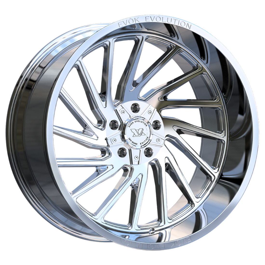 Evok Wheels EV505 Chrome 24x12 -44mm Offset 6x139.7 (6x5.5),6x135
