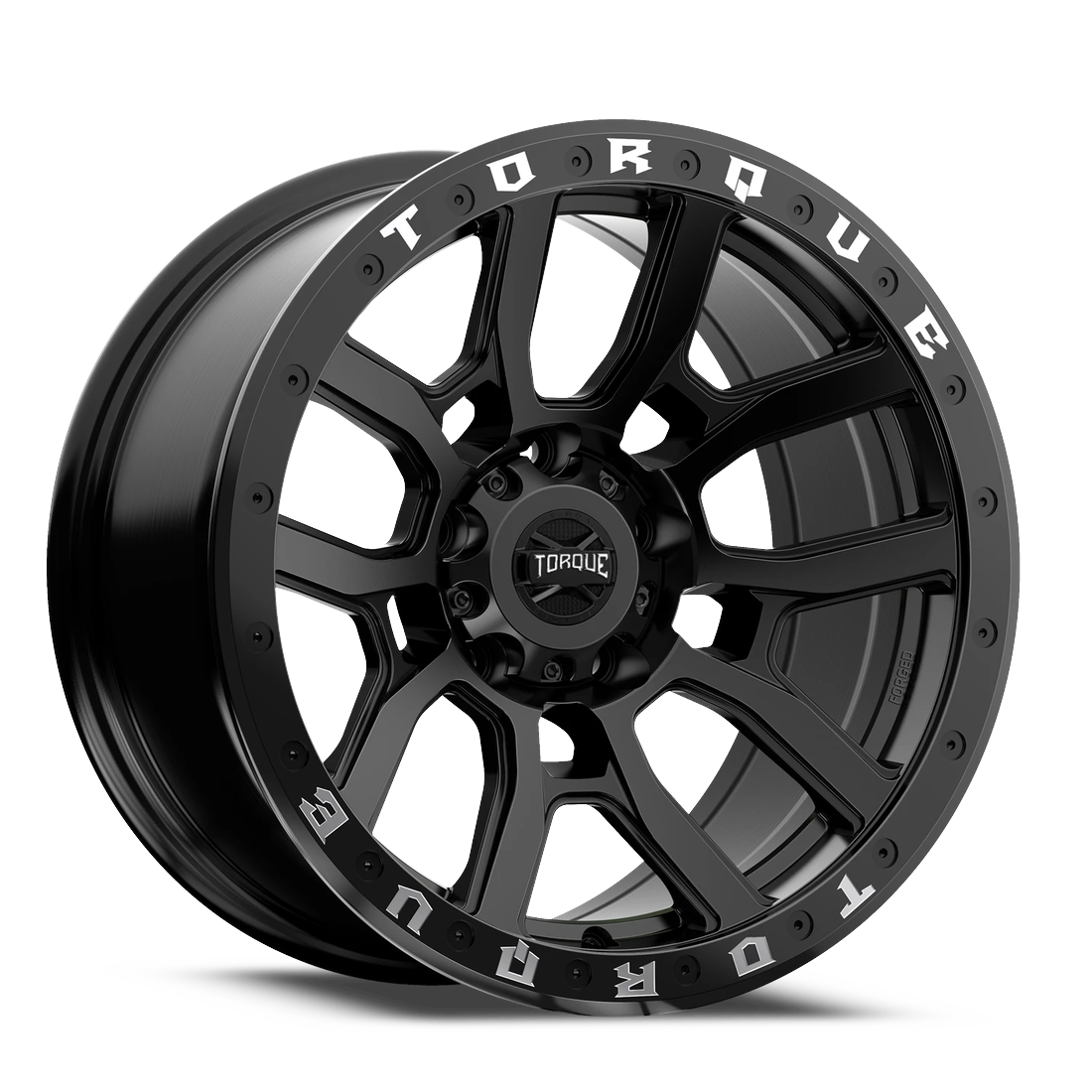 Torque Wheels TW301AF Forged Baja Canyon Satin Black 17x8.5 -12mm Offset 5x114.3 (5x4.5)