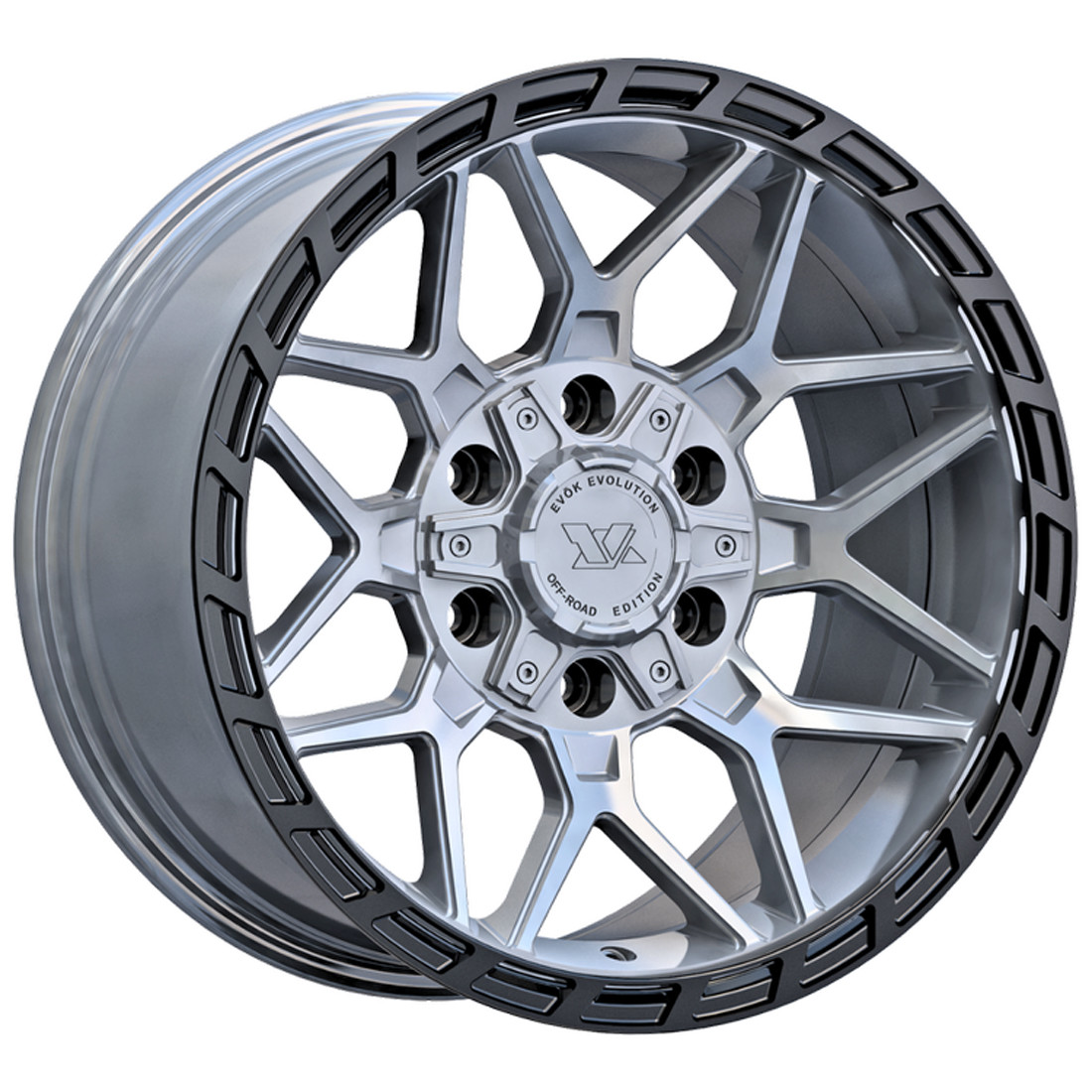 Evok Wheels EV602 Gloss Gunmetal Black Ring 17x9 0mm Offset 5x127 (5x5),5x139.7 (5x5.5)