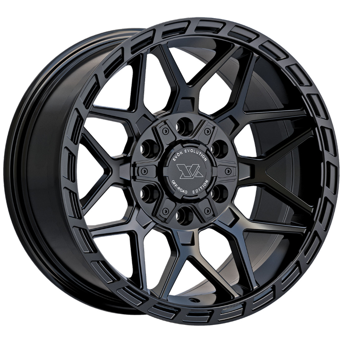 Evok Wheels EV602 Gloss Black 17x9 12mm Offset 6x139.7 (6x5.5),6x135