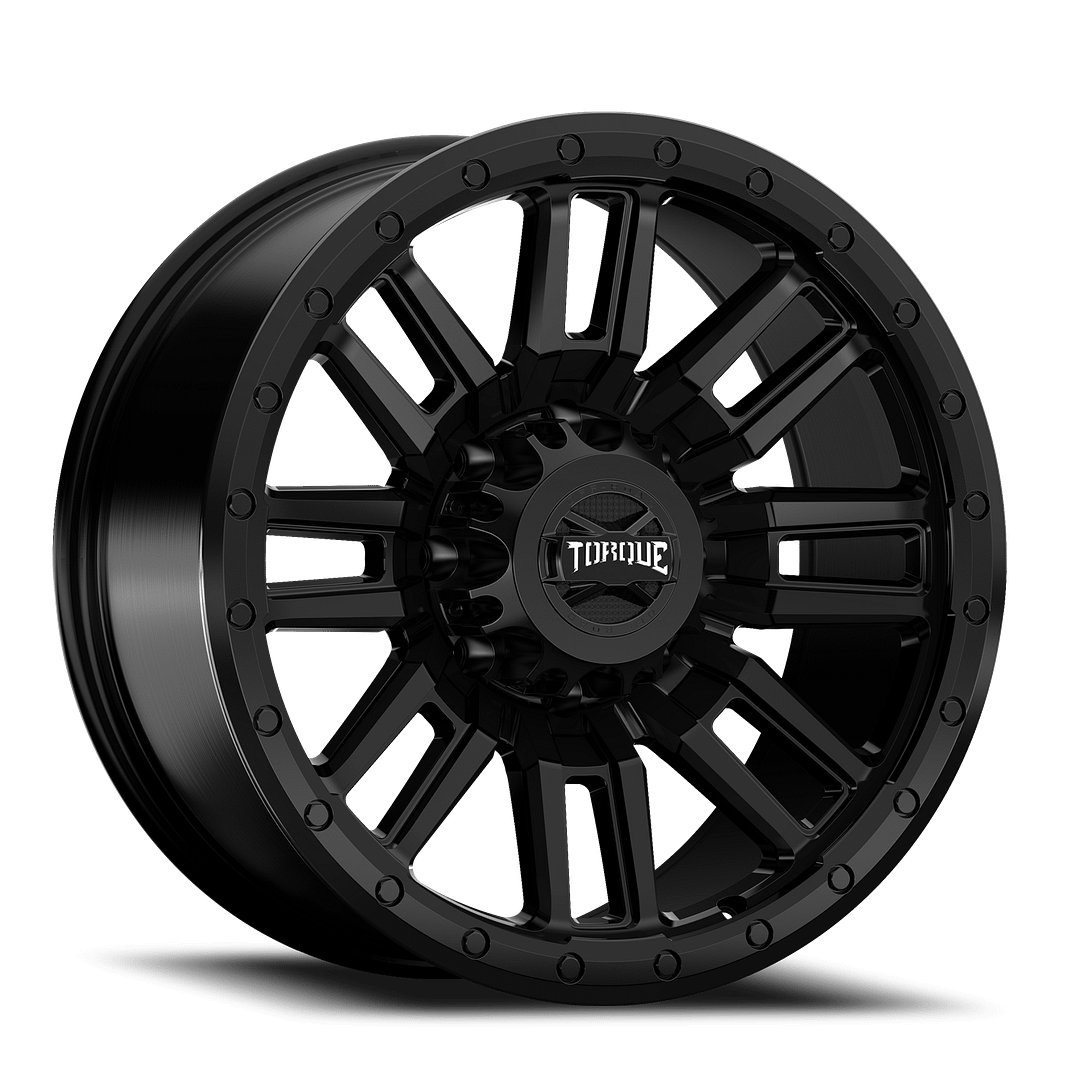 Torque Wheels TW411C Pritchett Satin Black 17x9 18mm Offset 5x150
