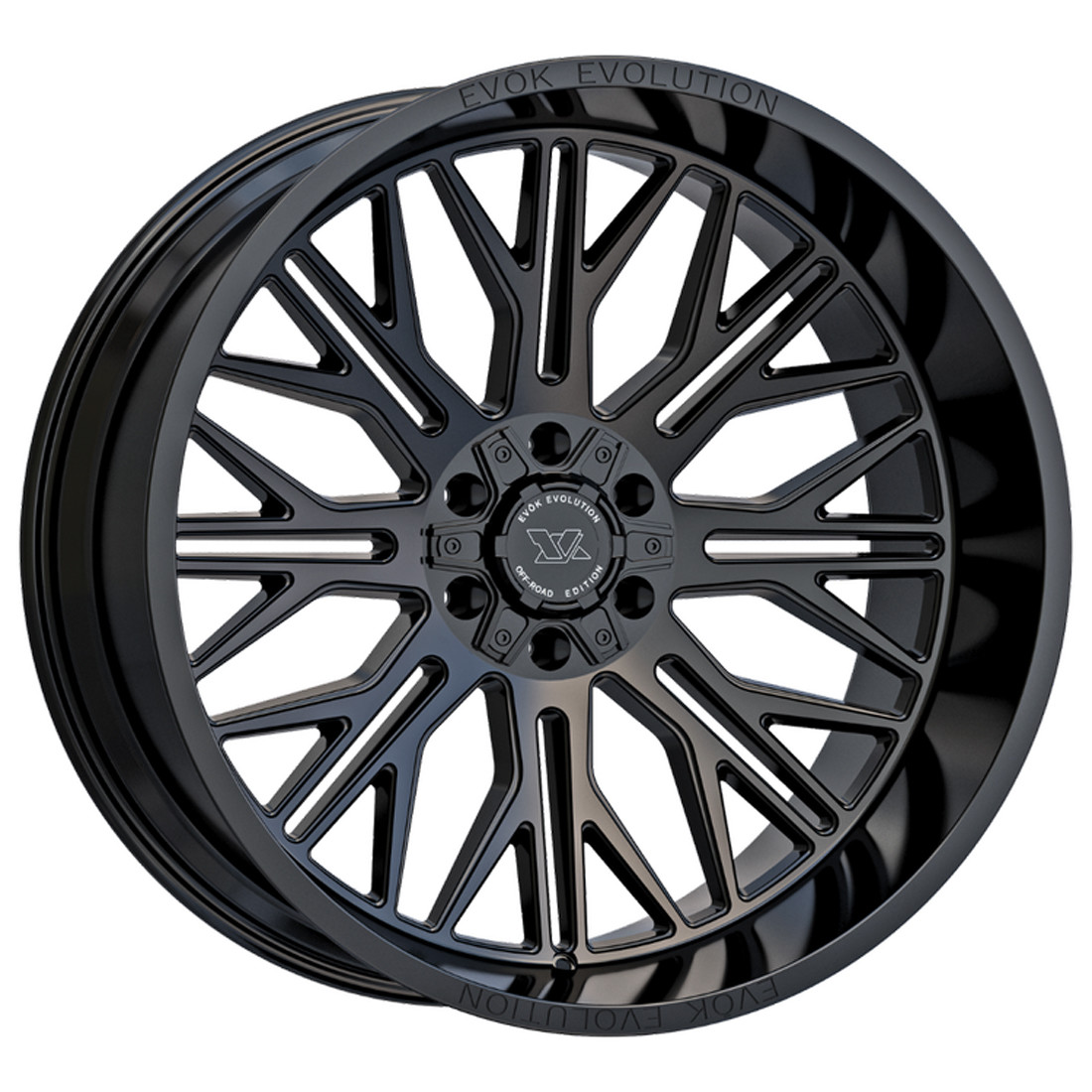 Evok Wheels EV506 Gloss Black 20x9 0mm Offset 8x180