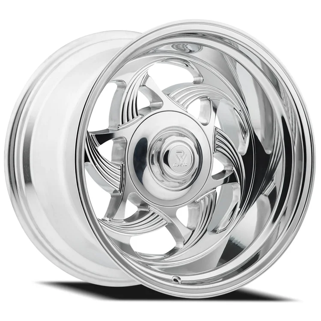 Resto Vintage Wheels R104 EL 701 Polished Milled 18x11 -25mm Offset 5x127 (5x5),5x135