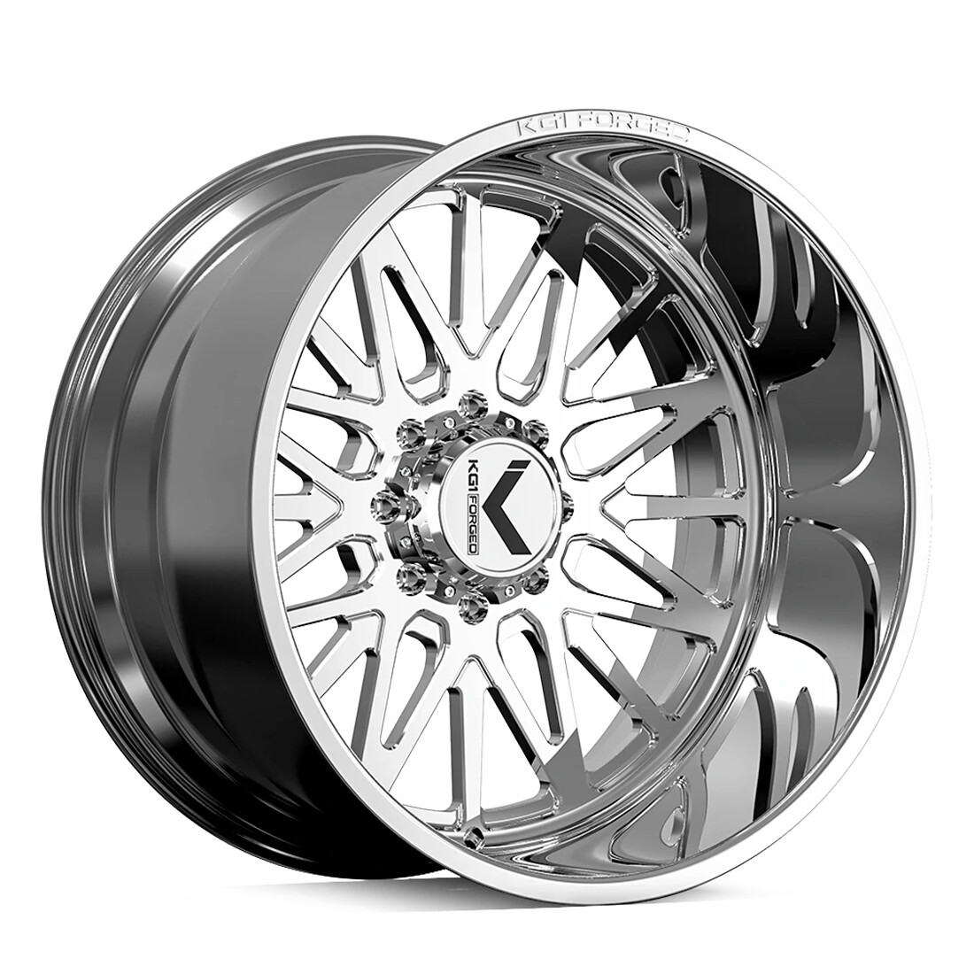 KG1 Forged Wheels Intent KT099 Polished 20x10 -18mm Offset 8x180