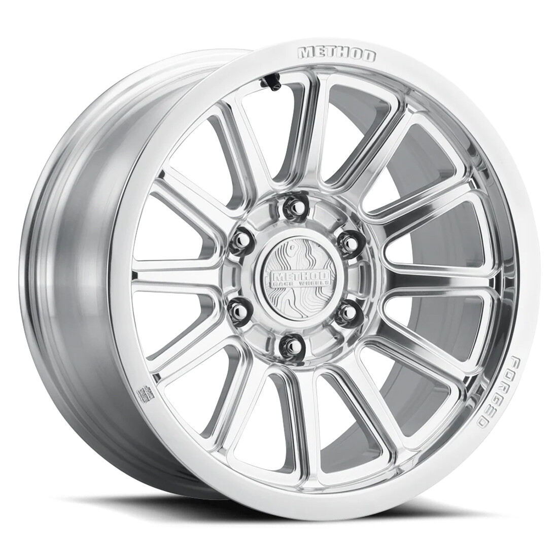 Method Forged Wheels MR204 Forged Polished Clear Coat 18x9 12mm Offset 6x135