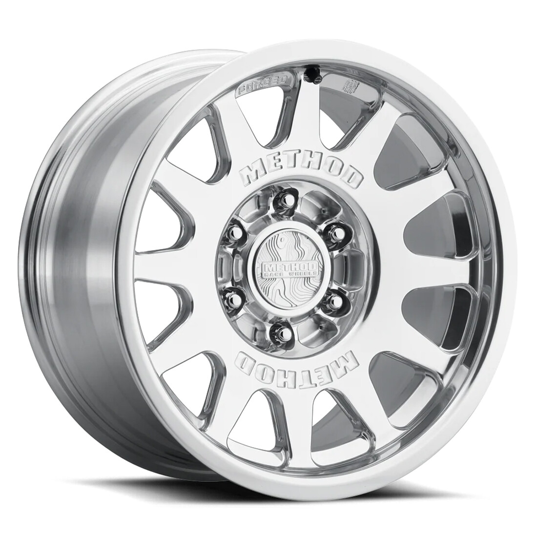 Method Forged Wheels MR203 Forged Polished Clear Coat 17x8.5 0mm Offset 6x139.7 (6x5.5)
