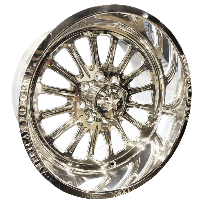 American Force Forged Wheels Lexar SS N08 Polished 22x12 -40mm Offset 8x165.1 (8x6.5)