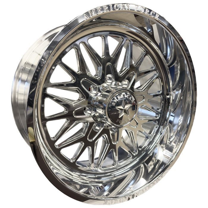 American Force Forged Wheels Iceberg N57 Polished 22x11 0mm Offset 8x180