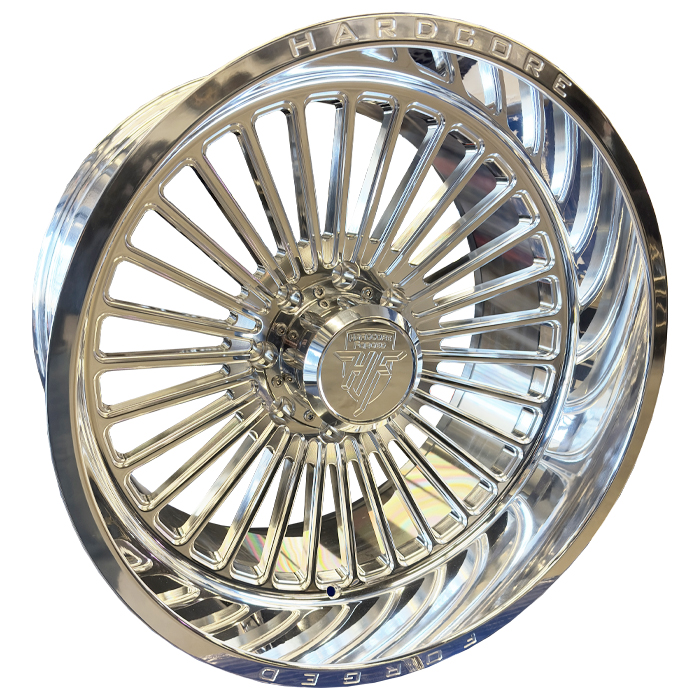 Hardcore Offroad Wheels HF Tariff Polished Forged 22x12 -44mm Offset 8x170