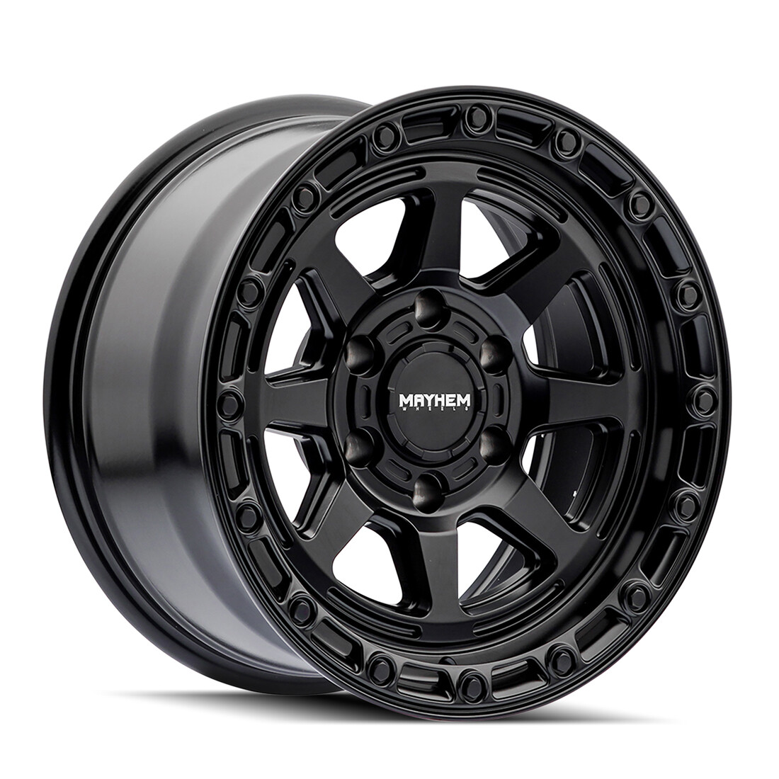 Mayhem Wheels Ridgeline 8306 Satin Black 20x9 18mm Offset 8x170