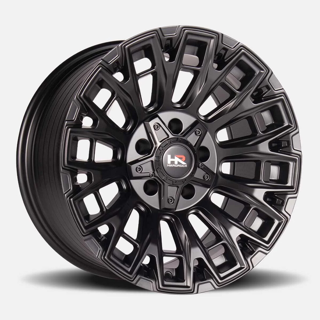 Hardrock Offroad Wheels H110 Satin Black 20x10 -19mm Offset 6x135