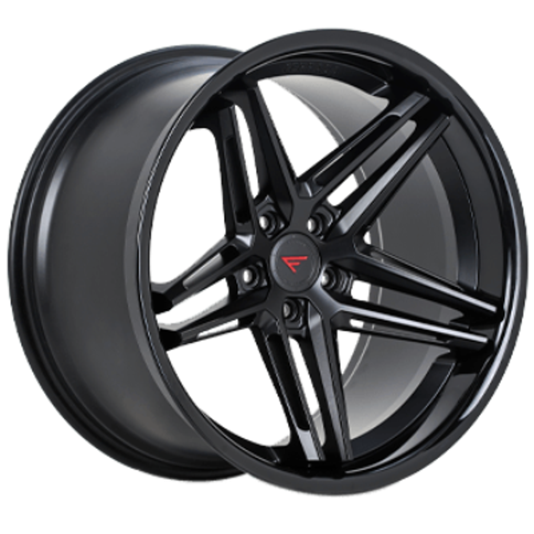 Ferrada Wheels CM1 Matte Black Gloss Black Lip 20x12 20mm Offset 5x114.3 (5x4.5)