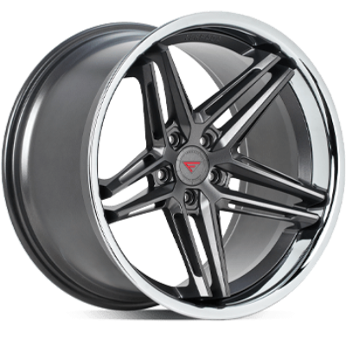 Ferrada Wheels CM1 Matte Graphite Chrome Lip 19x10.5 25mm Offset 5x120