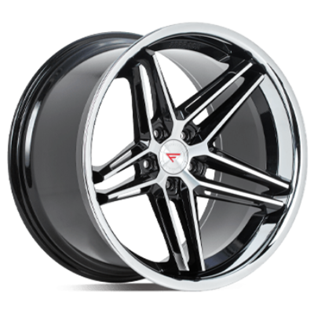 Ferrada Wheels CM1 Machined Black Chrome Lip 19x8.5 35mm Offset 5x114.3 (5x4.5)