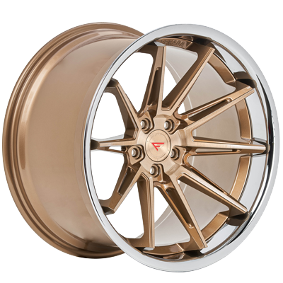 Ferrada Wheels CM2 Brushed Cobre Chrome Lip 20x12 45mm Offset 5x120