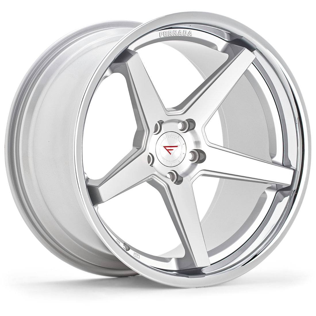 Ferrada Wheels FR3 Machined Silver Chrome Lip 19x9.5 35mm Offset 5x120