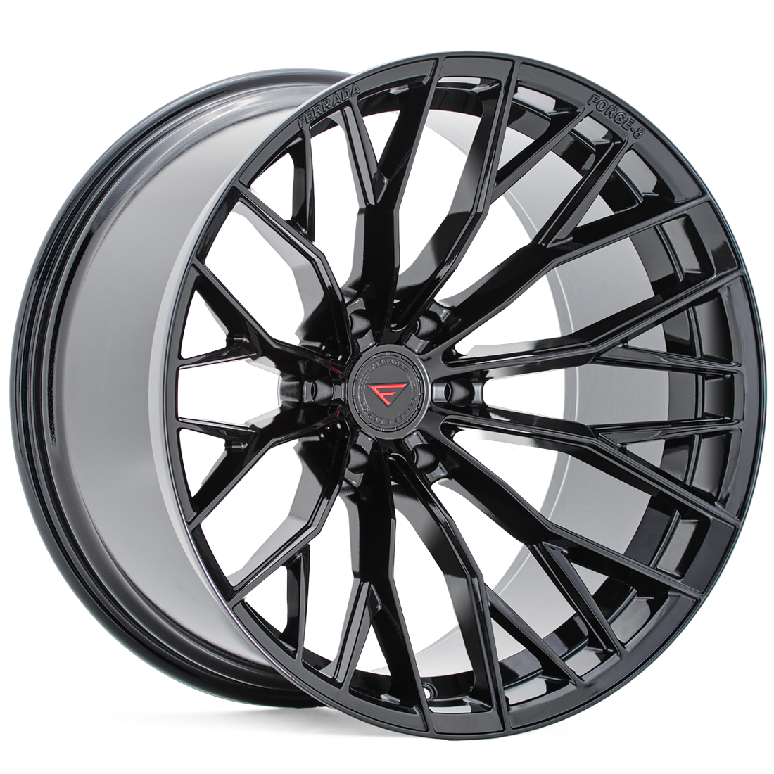 Ferrada Wheels FTR9 Obsidian Black 22x12 -44mm Offset 6x135