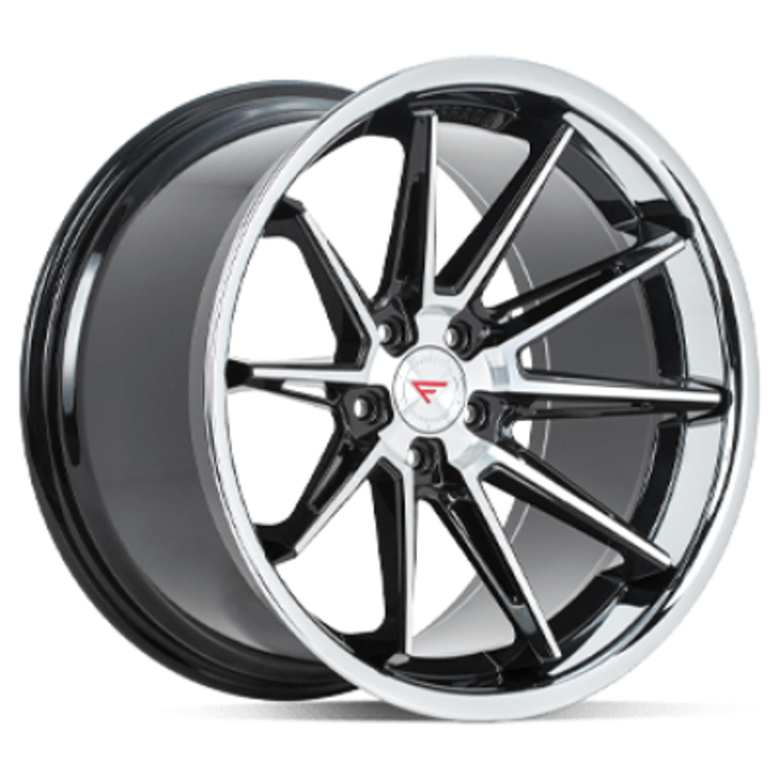 Ferrada Wheels CM2 Machined Black Chrome Lip 19x8.5 33mm Offset 5x120