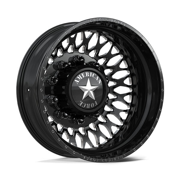 American Force Dually Rear Outer N30 Covert - Gloss Black Milled | 24x8 ...